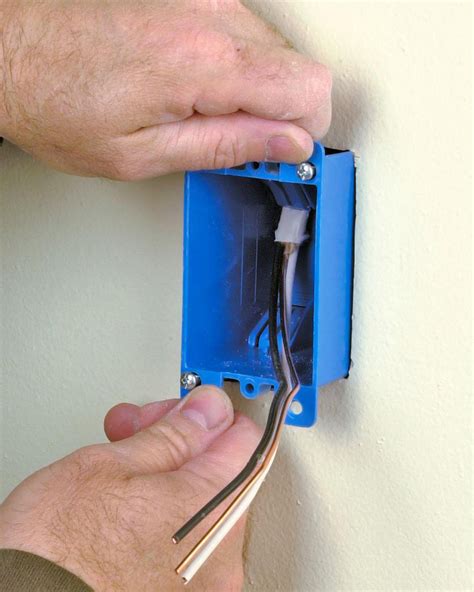 how to put electrical box in existing wall|existing construction electrical box.